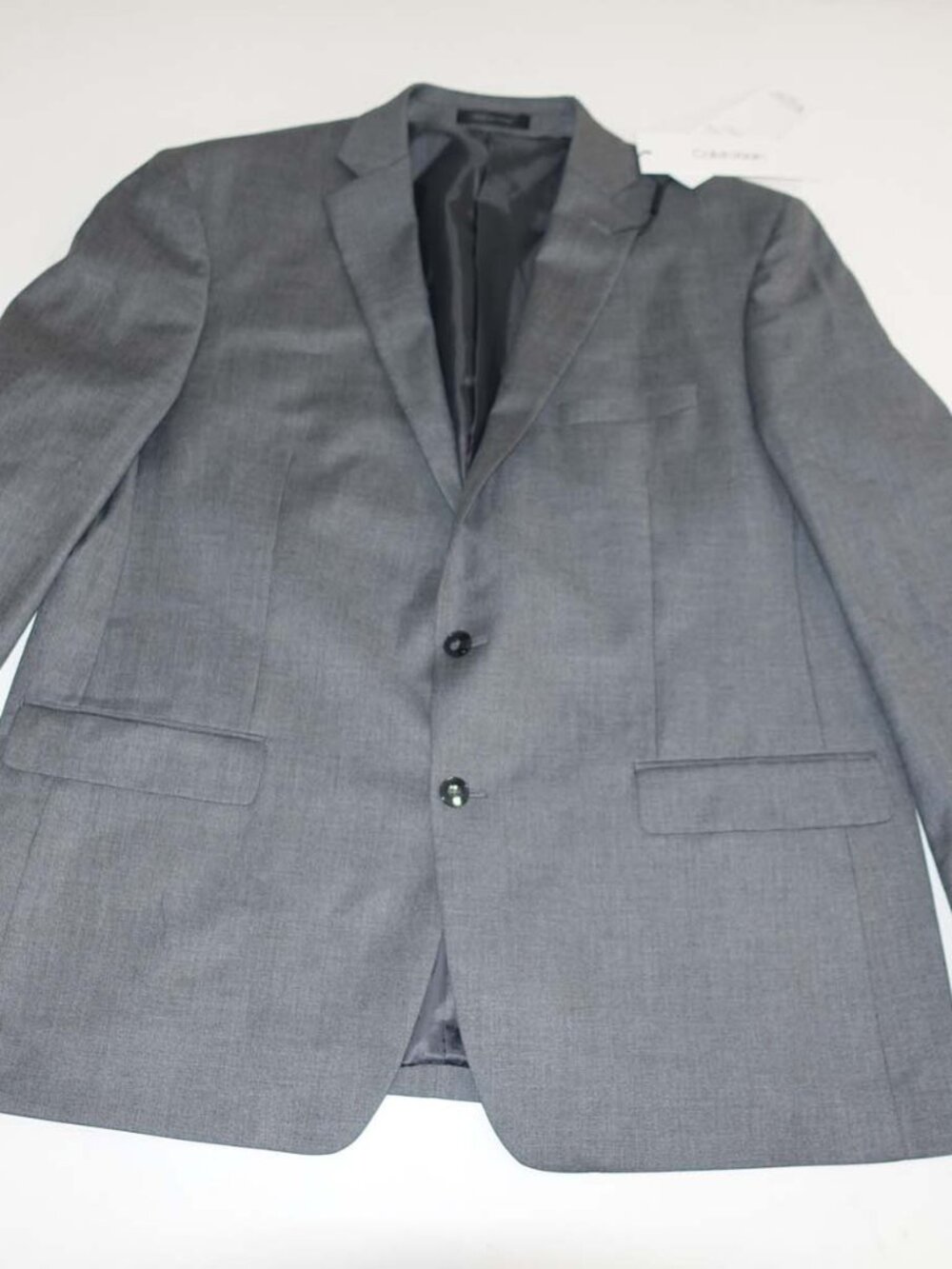 Calvin Klein Men's Stretch Slim Fit Suit Jacket Size 48 Regular NWT Medium Gray